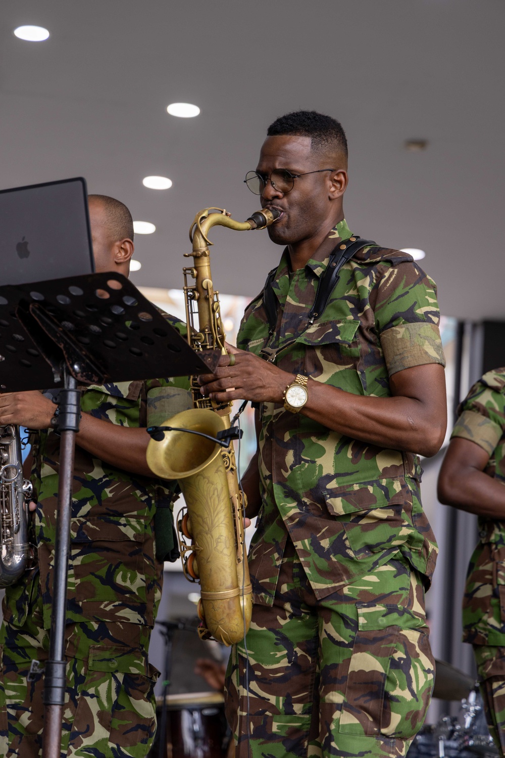 CP25 USFF Band Performs at the C3 Mall in San Fernando