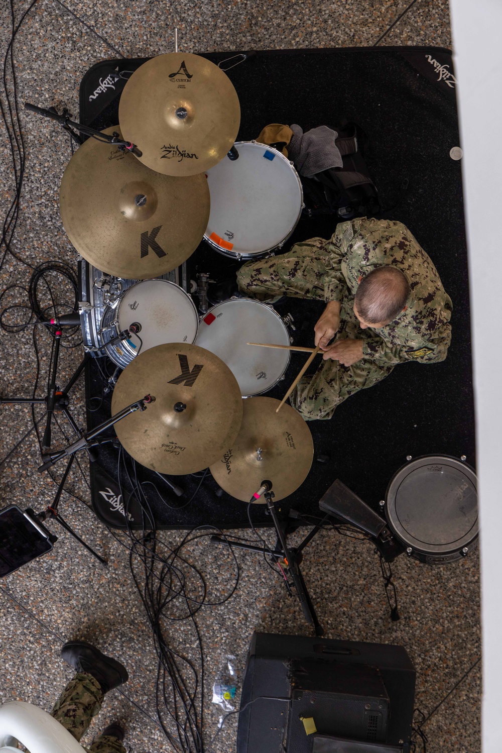 CP25 USFF Band Performs at the C3 Mall in San Fernando