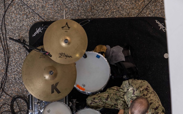 CP25 USFF Band Performs at the C3 Mall in San Fernando
