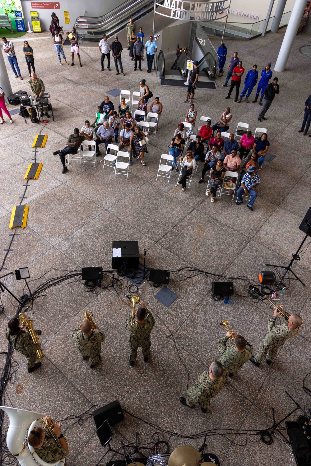 CP25 USFF Band Performs at the C3 Mall in San Fernando