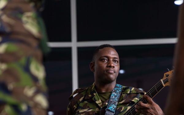 CP25 USFF Band Performs at the C3 Mall in San Fernando