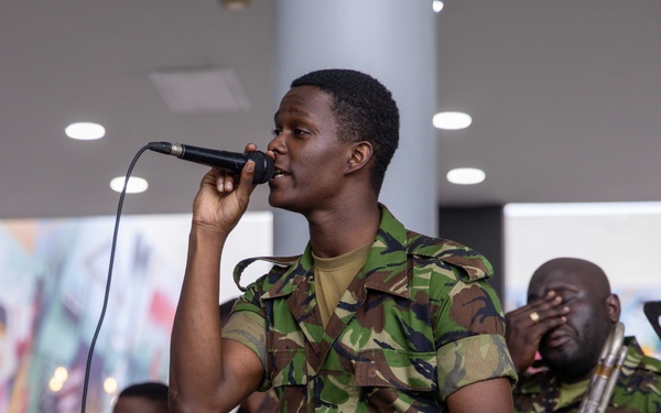 CP25 USFF Band Performs at the C3 Mall in San Fernando
