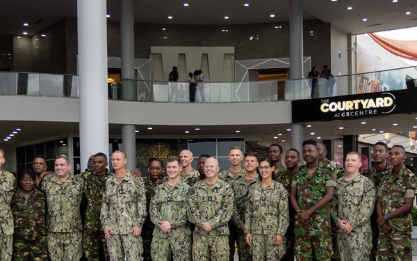 CP25 USFF Band Performs at the C3 Mall in San Fernando