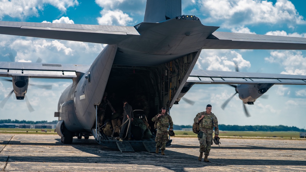 C-130 and MQ-9 forward deploy to Battle Creek Air National Guard Base during Northern Strike 25-2
