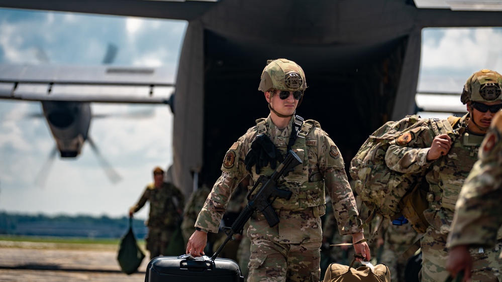 C-130 and MQ-9 forward deploy to Battle Creek Air National Guard Base during Northern Strike 25-2