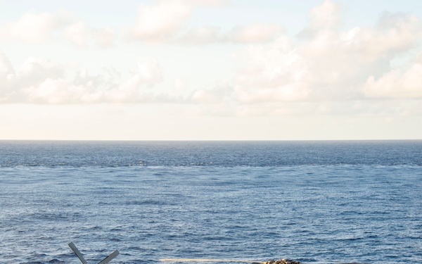 USS Carl Vinson conducts routine operations at sea