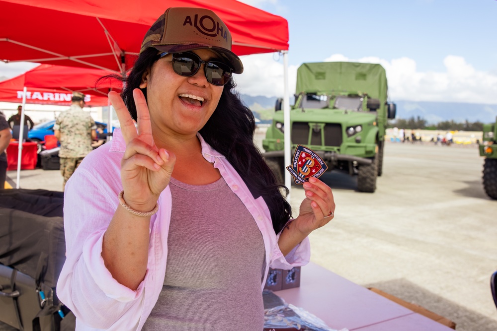 3d MLR represents at the  Kaneohe Bay Air Show