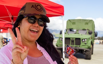 3d MLR represents at the  Kaneohe Bay Air Show