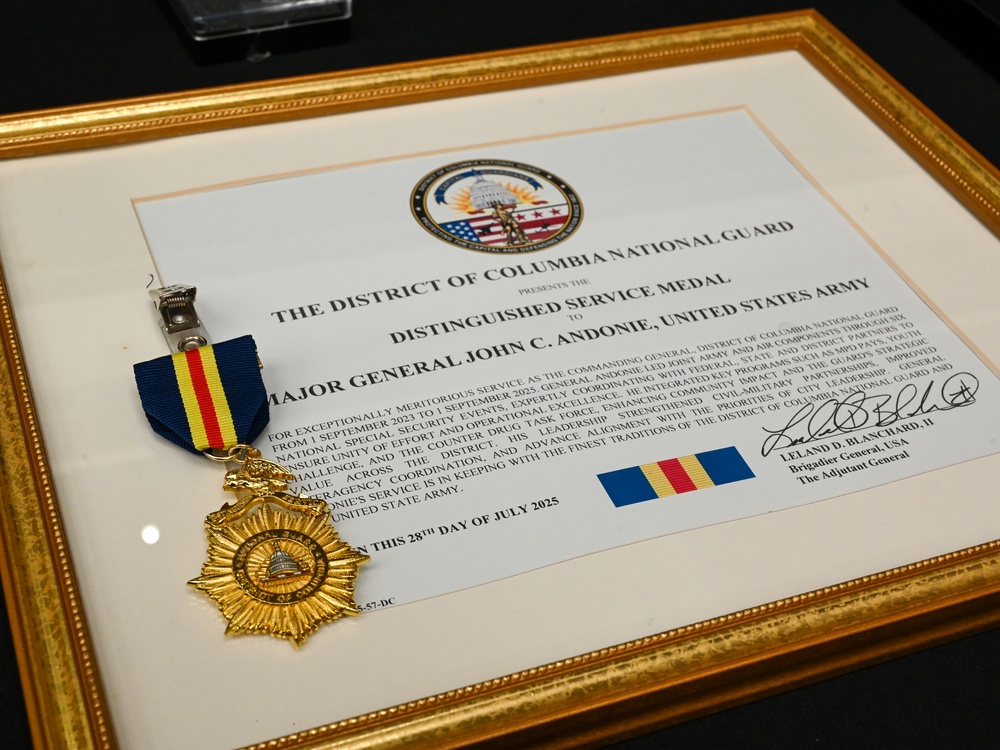 D.C. National Guard holds Change of Command Ceremony for Commanding General