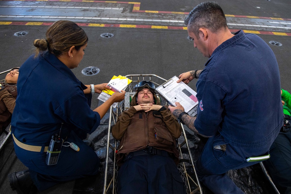 USS Theodore Roosevelt Mass Casualty Drill
