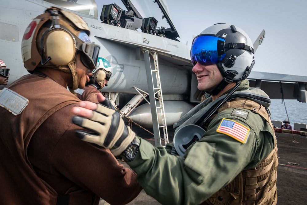 Nimitz CO's Final Flight
