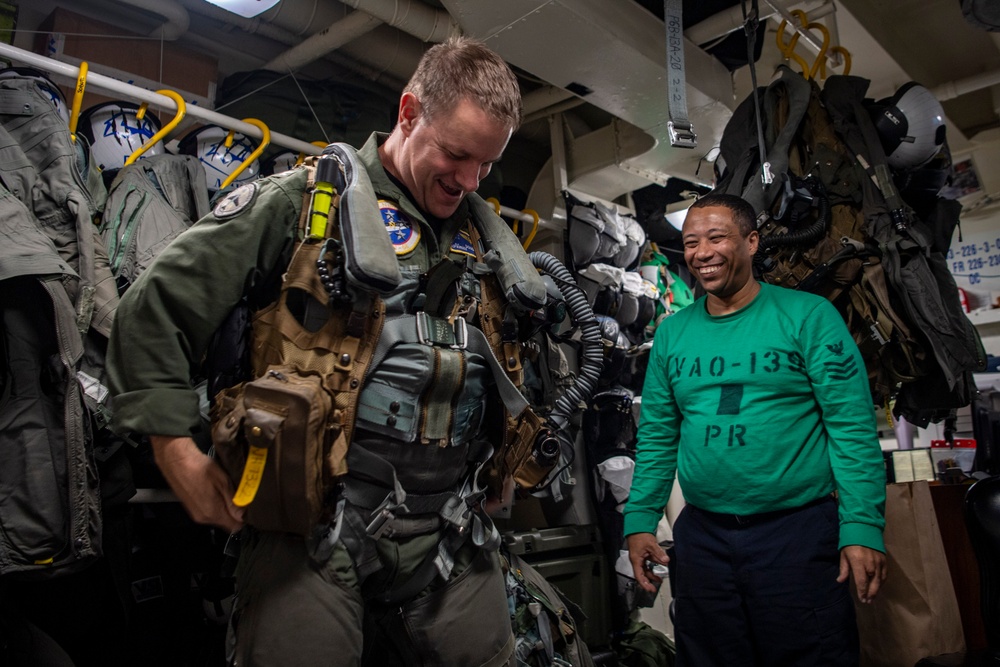 Nimitz CO's Final Flight