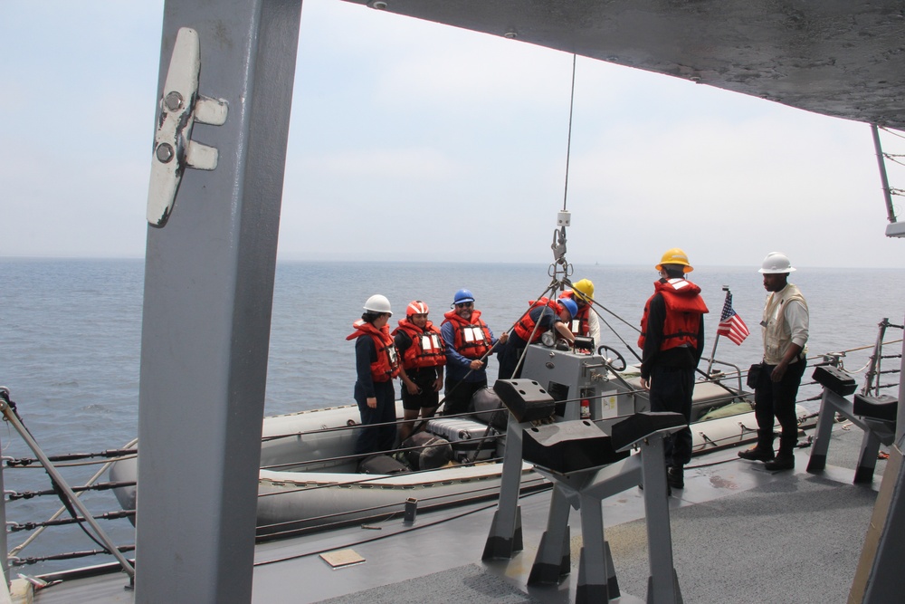 Pinckney conducts routine operations