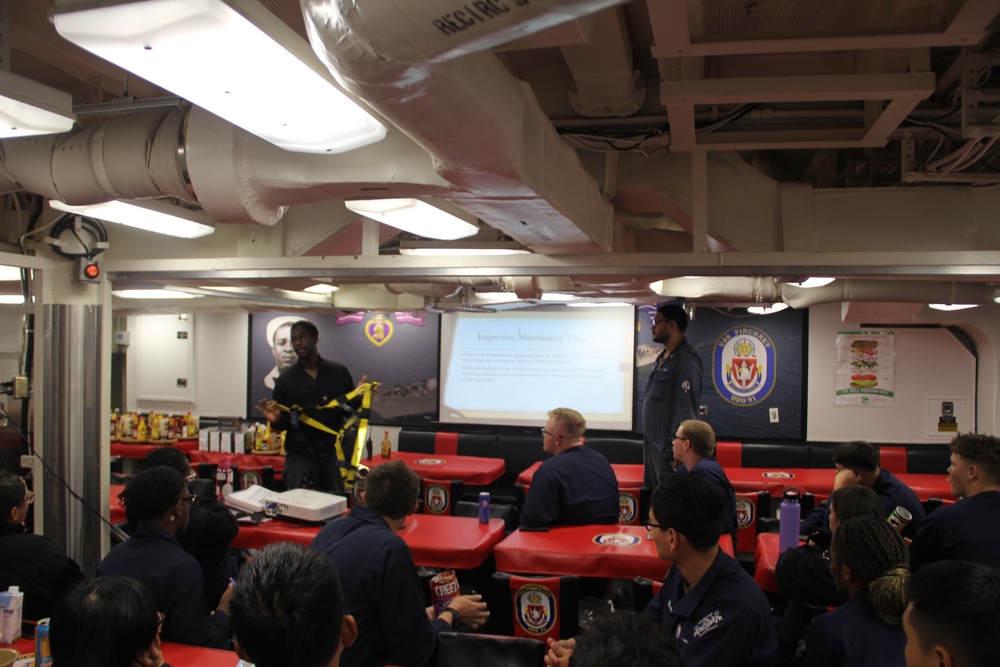 Pinckney conducts routine operations