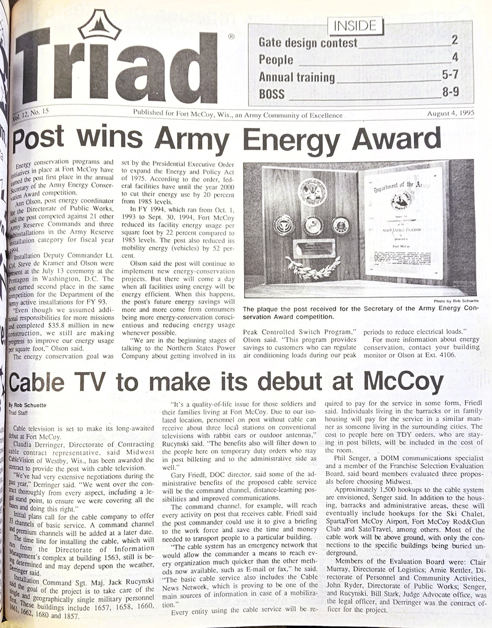 This Month in Fort McCoy History — August