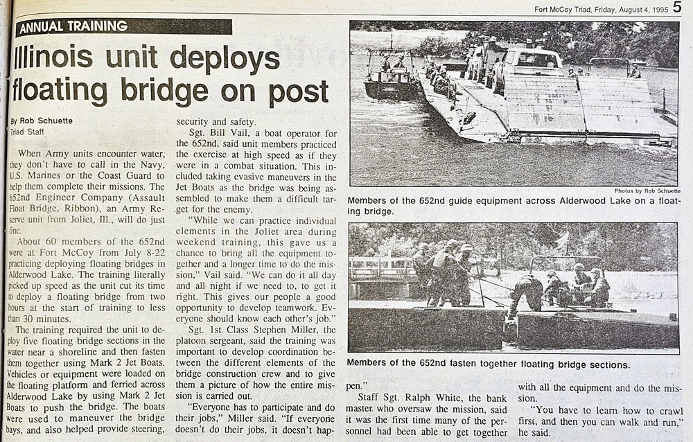 This Month in Fort McCoy History — August