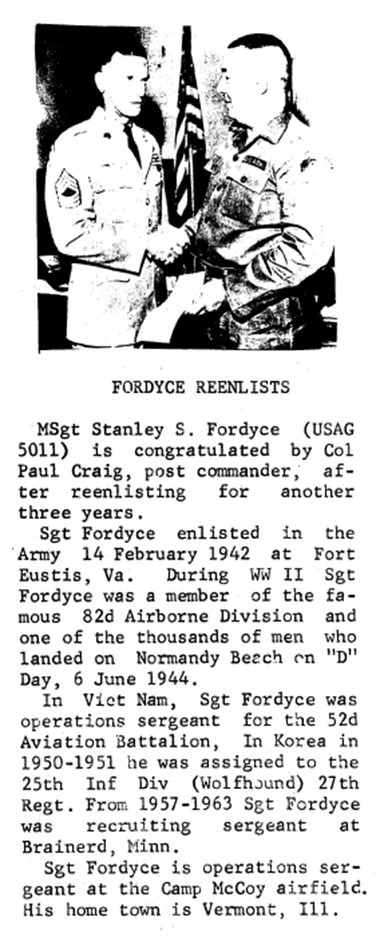 This Month in Fort McCoy History — August