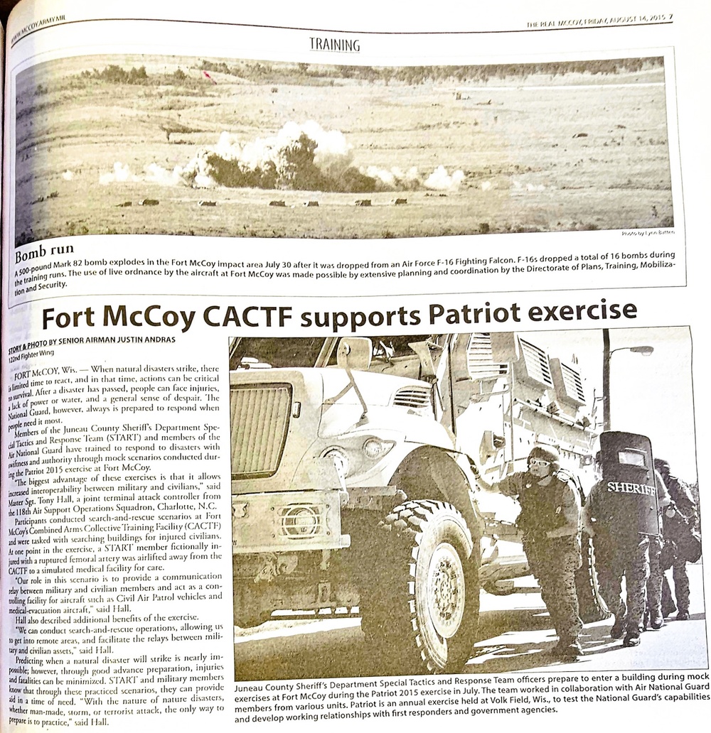This Month in Fort McCoy History — August