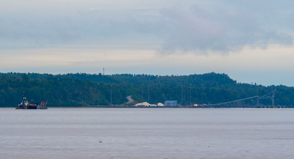 U.S. Soldiers conduct port opening operations during Arctic Edge 2025
