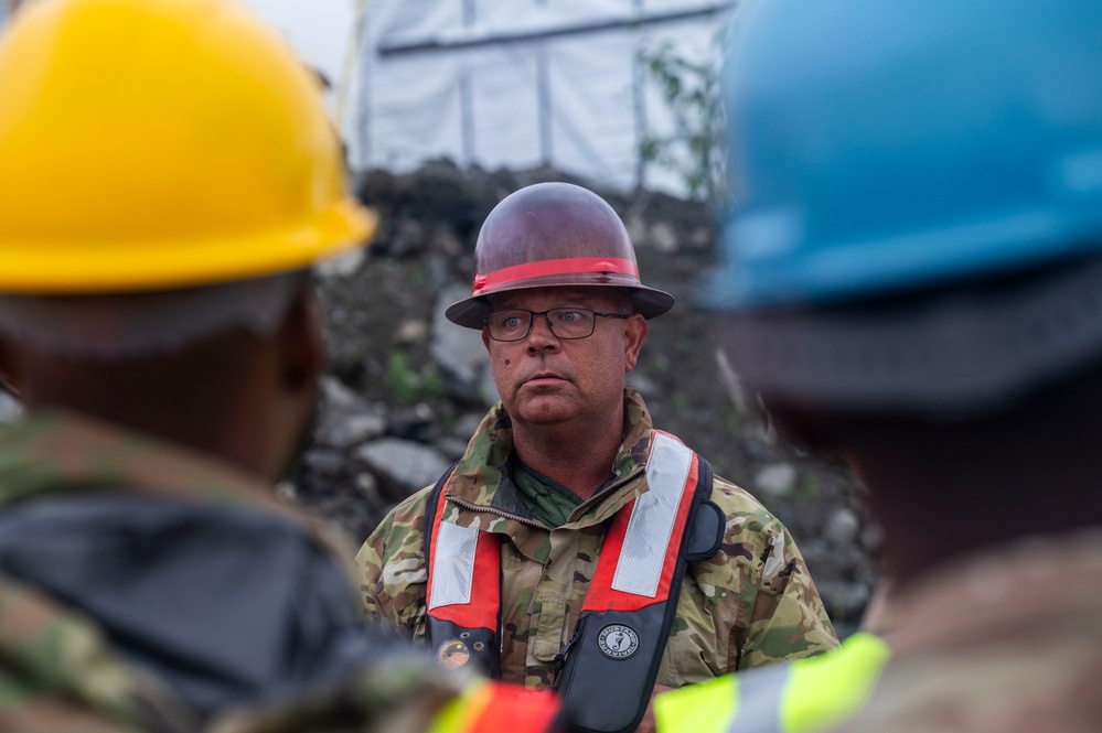 U.S. Soldiers conduct port opening operations during Arctic Edge 2025