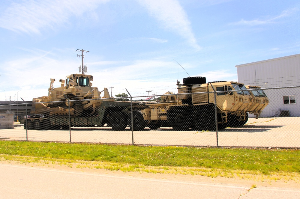 Soldiers from multiple engineer units associated with Army Reserve’s 389th Engineer Battalion train at McCoy in July 2025