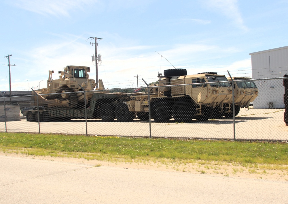 Soldiers from multiple engineer units associated with Army Reserve’s 389th Engineer Battalion train at McCoy in July 2025