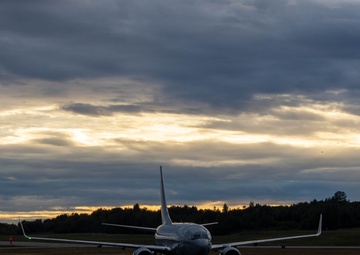U.S. Marine Corps C-40A delivers equipment, personnel during Arctic Edge 25