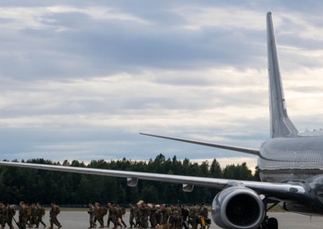 U.S. Marine Corps C-40A delivers equipment, personnel during Arctic Edge 25