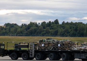 U.S. Marine Corps C-40A delivers equipment, personnel during Arctic Edge 25
