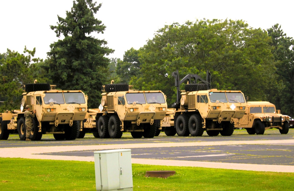 Soldiers from multiple engineer units associated with Army Reserve’s 389th Engineer Battalion train at McCoy in July 2025