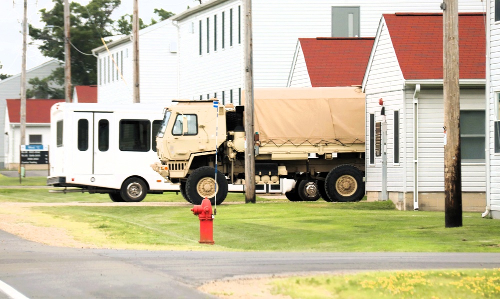 Soldiers from multiple engineer units associated with Army Reserve’s 389th Engineer Battalion train at McCoy in July 2025