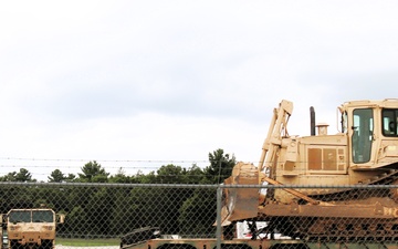 Soldiers from multiple engineer units associated with Army Reserve’s 389th Engineer Battalion train at McCoy in July 2025