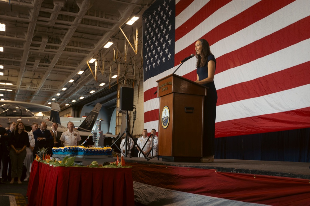 USS Gerald R. Ford (CVN 78) Hosts Reception in Marseille, France