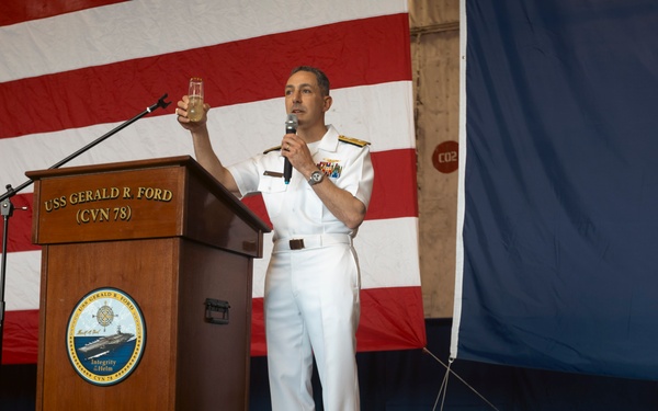 USS Gerald R. Ford (CVN 78) Hosts Reception in Marseille, France