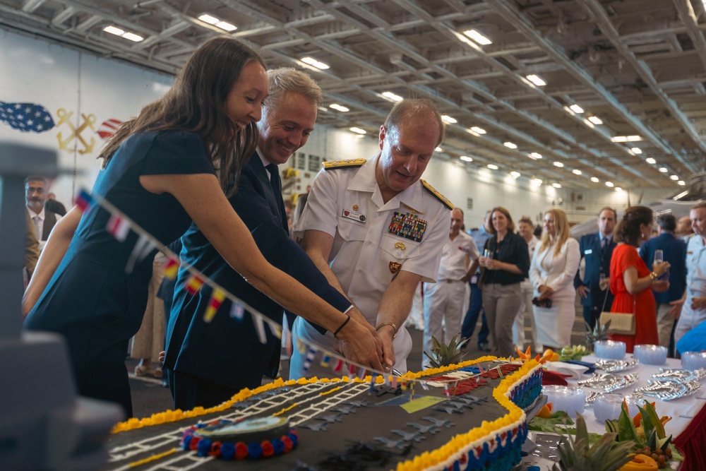 USS Gerald R. Ford (CVN 78) Hosts Reception in Marseille, France