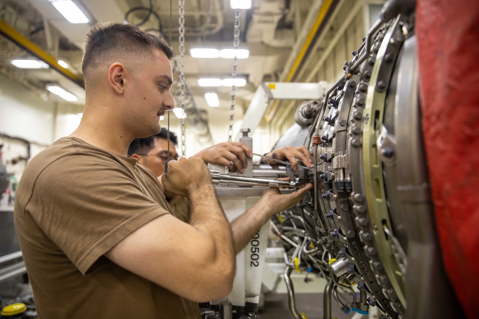 DVIDS - Images - USS Gerald R. Ford (CVN 78) Sailor Conducts