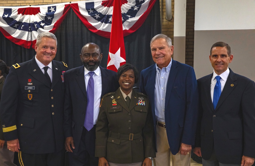Col. Riedel's promotion ceremony to brigadier general