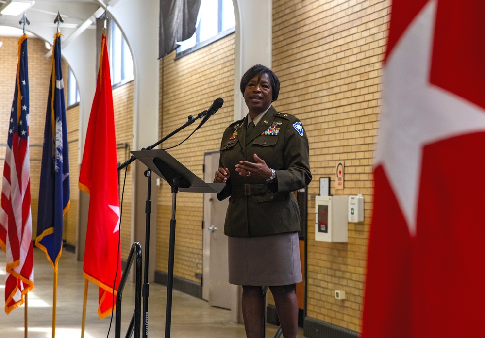 Col. Riedel's promotion ceremony to brigadier general