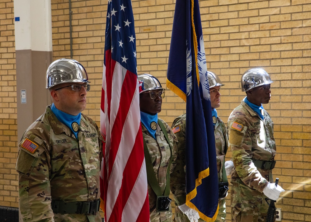 Col. Riedel's promotion ceremony to brigadier general