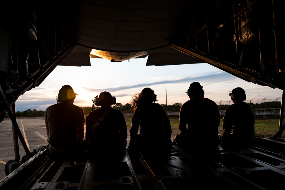 71st Rescue Squadron conducts a joint free fall jump