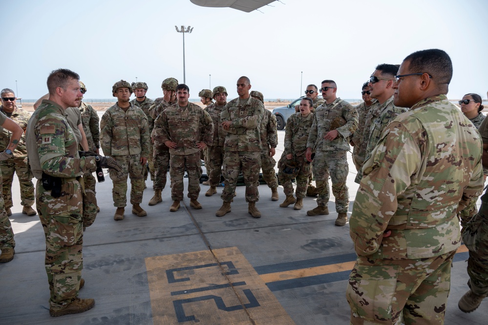 10th Expeditionary Aeromedical Evacuation Flight Participate in Mass Casualty Training Exercise with Task Force Bataan