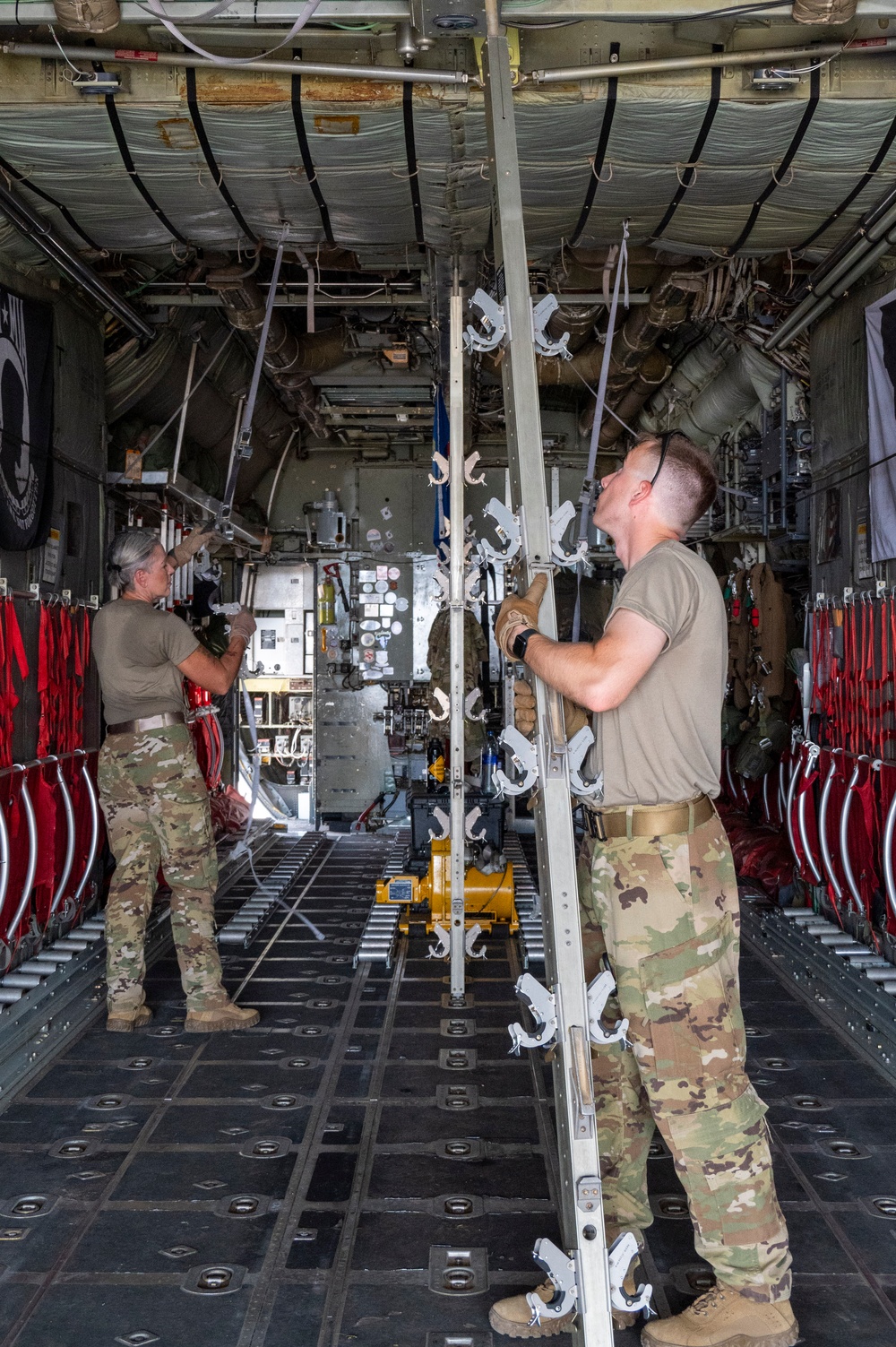 10th Expeditionary Aeromedical Evacuation Flight Participate in Mass Casualty Training Exercise with Task Force Bataan