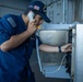 USS Gerald R. Ford (CVN 78) Sailor Stands Watch