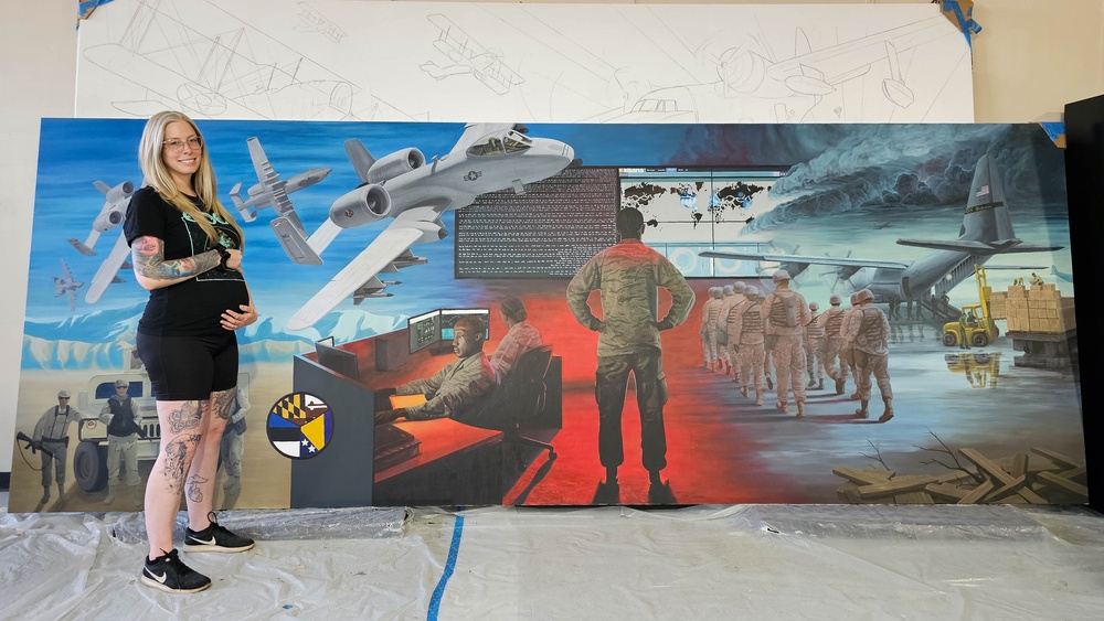 Drawn into the story of the Maryland Air National Guard