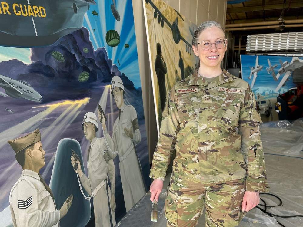 Drawn into the story of the Maryland Air National Guard