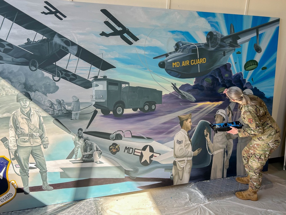 Drawn into the story of the Maryland Air National Guard