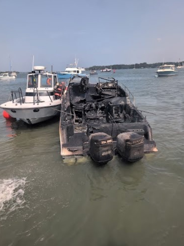 Coast Guard responds to 2 vessel fires in Put-In-Bay Harbor on Lake Erie