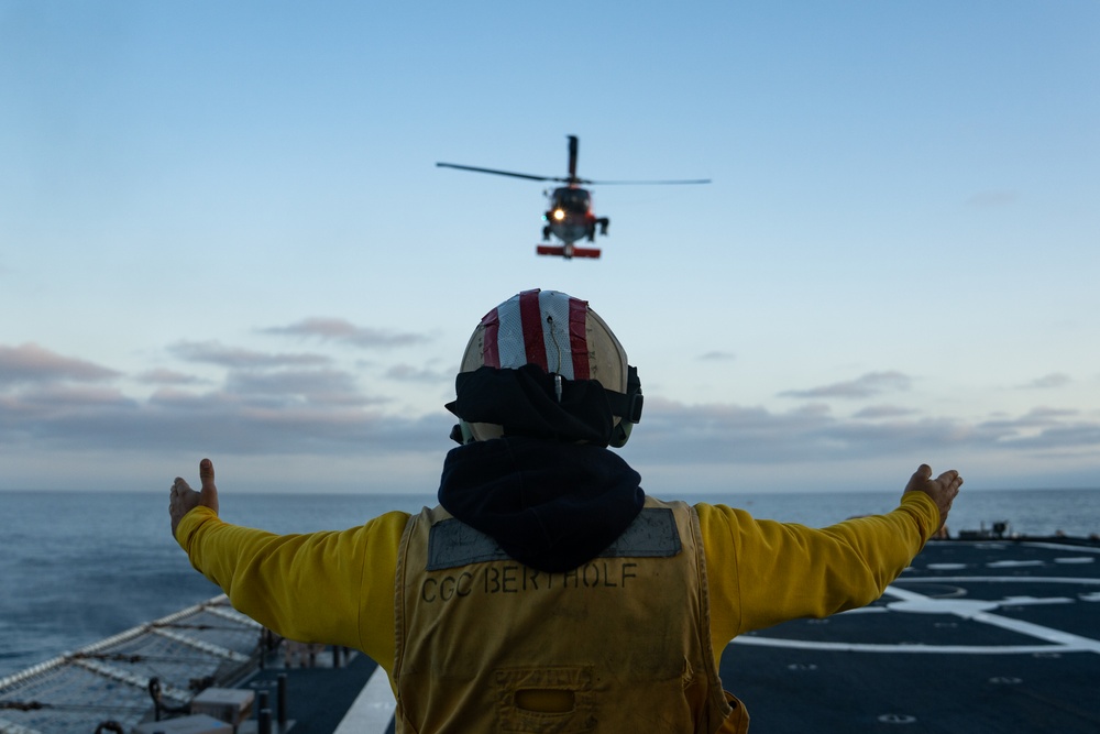 Coast Guard Cutter Bertholf Returns to Home Port on Aug. 10, 2025