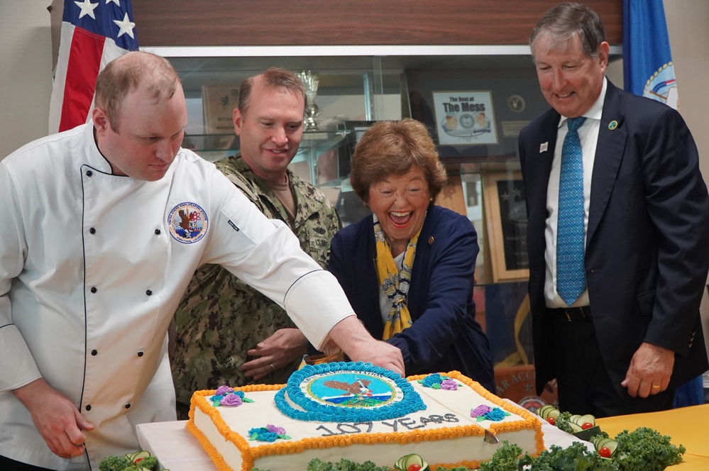 NWS Yorktown celebrates 107th Anniversary at their award-winning Scudder Hall Galley
