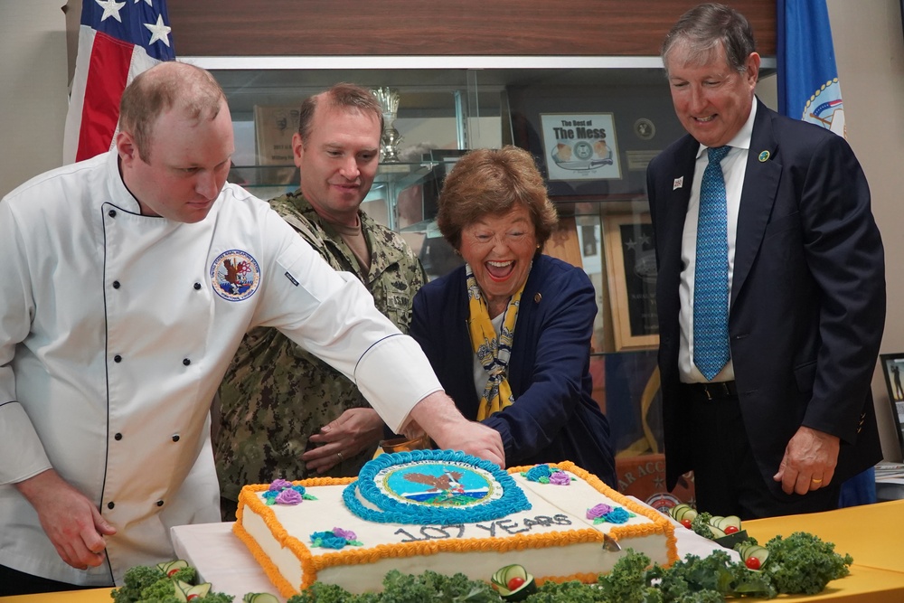 NWS Yorktown celebrates 107th Anniversary at their award-winning Scudder Hall Galley